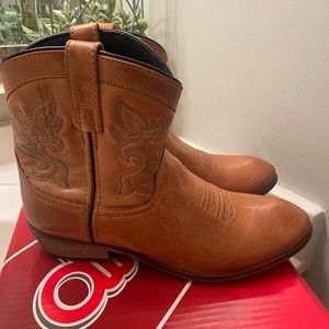 Dingo stacked heel western boots